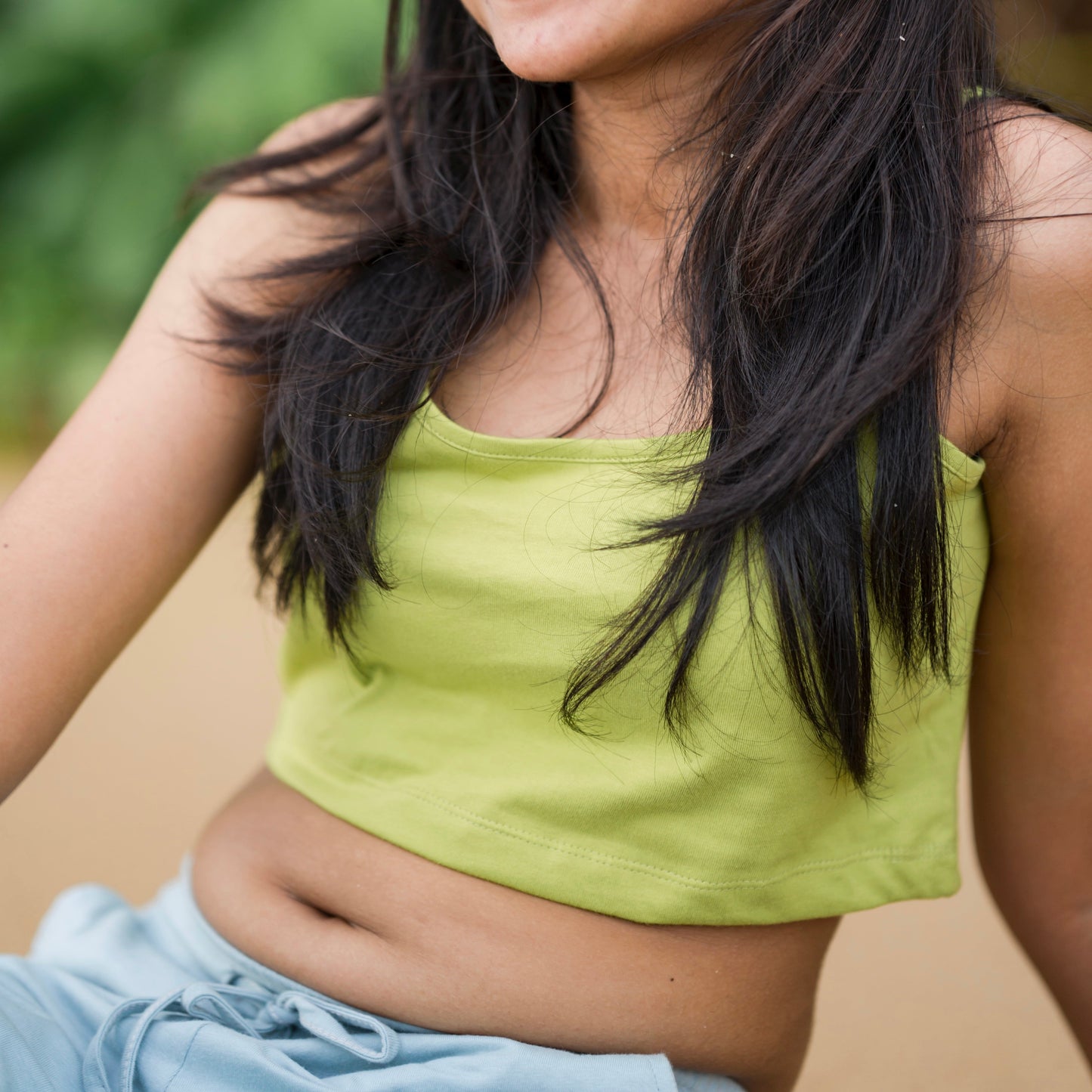 Comfy Cropped-Skinny with Straps