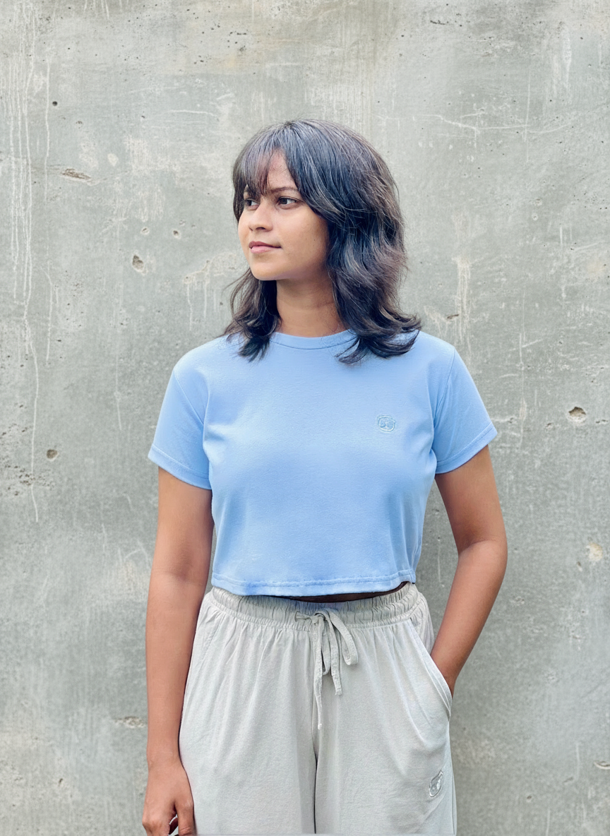 Comfy Crop-Top Marshmallow (Regular-Fit)