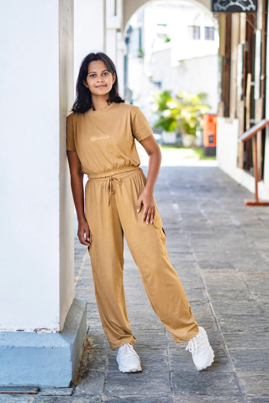 Jogger Crop-Top & Cargo Pant Duo