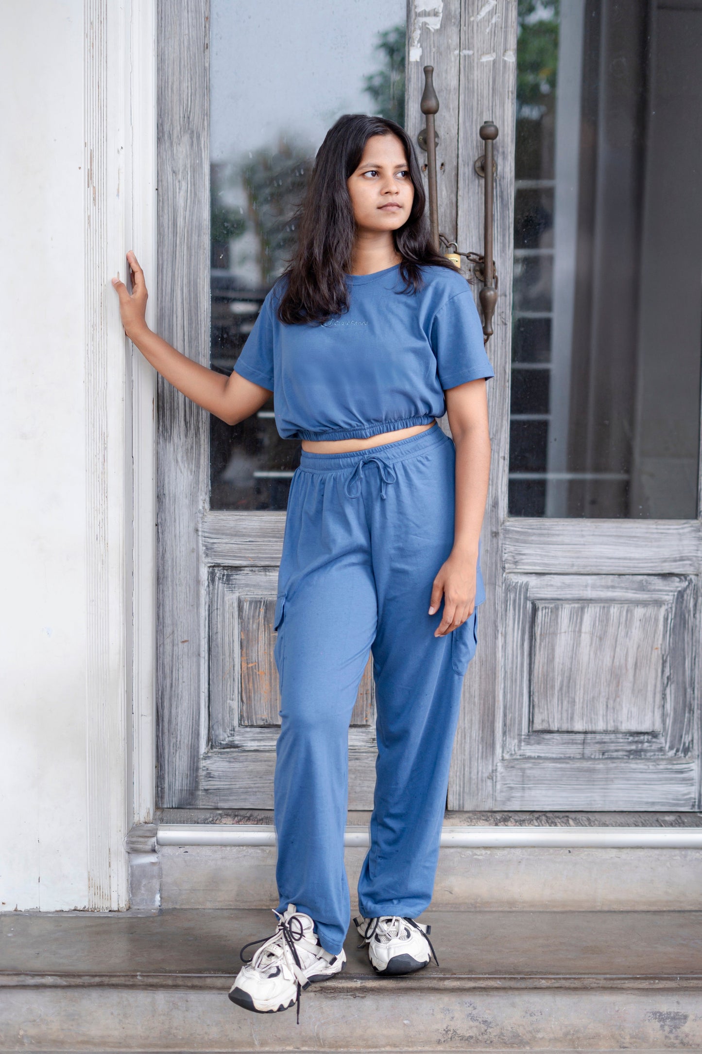 Jogger Crop-Top & Cargo Pant Duo