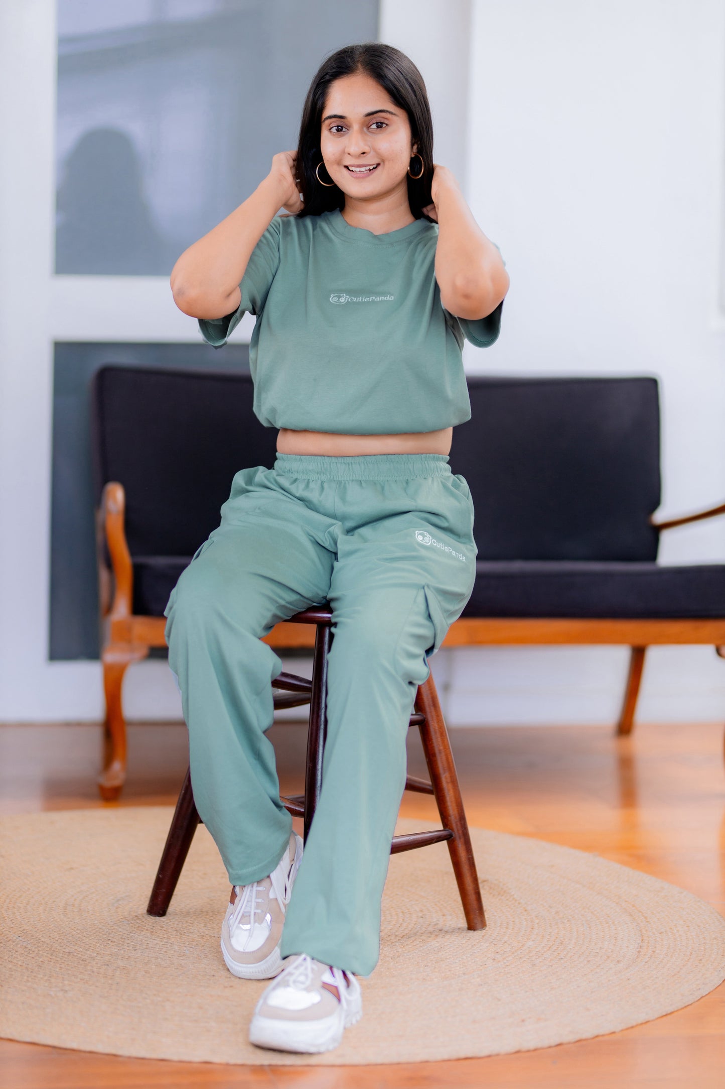 Jogger Trim-Top & Cargo Pant Duo (Oversize)