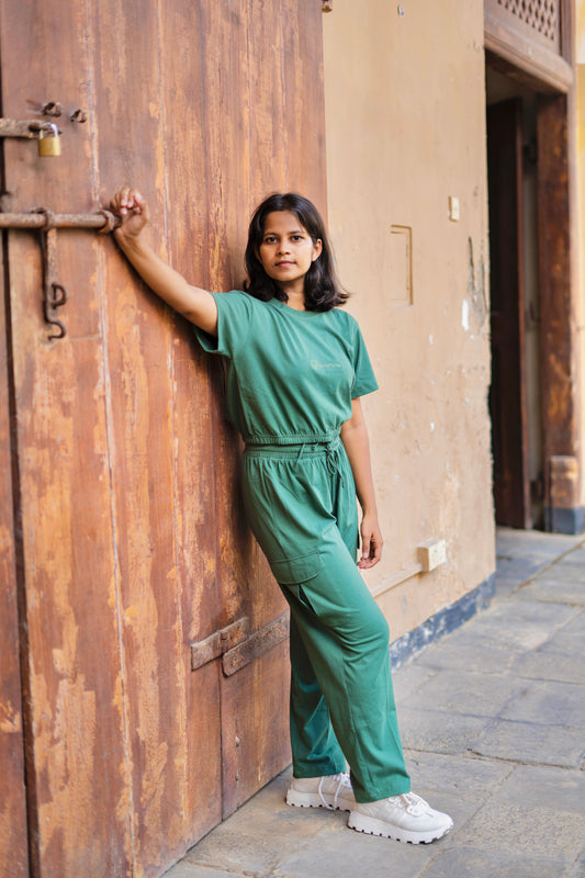 Jogger Crop-Top & Cargo Pant Duo