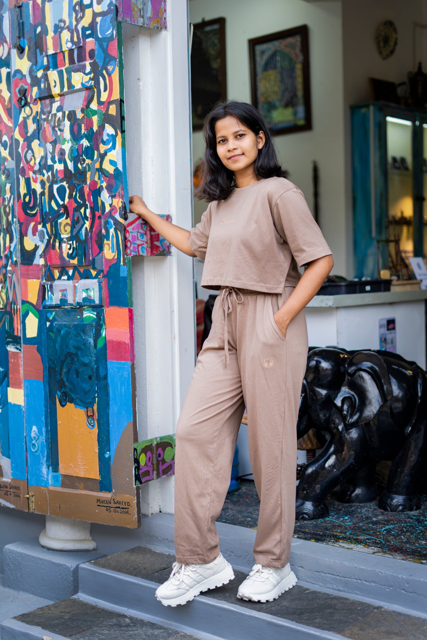 Relax Crop-Top & Jogger Pant Duo (Oversize) - New