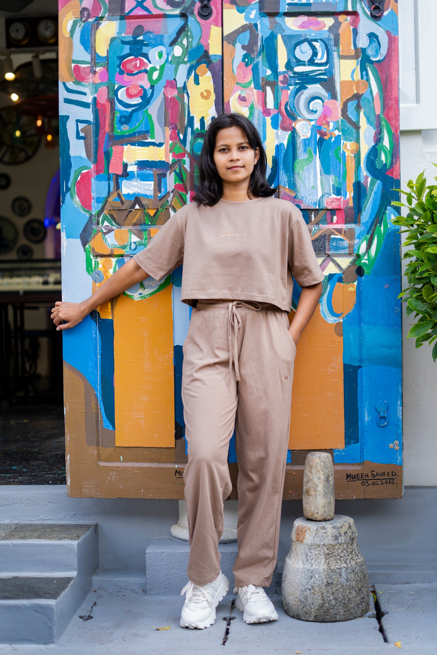 Relax Crop-Top & Jogger Pant Duo (Oversize) - New