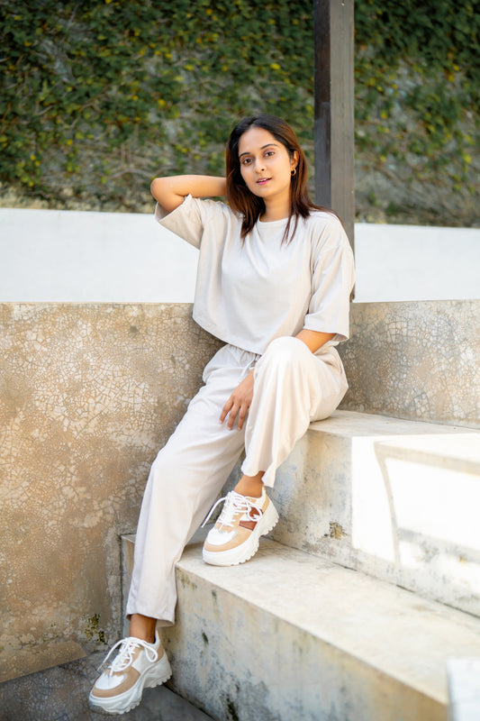 Super Relax Trim-Top & Jogger Pant Duo (Extra-Oversize)